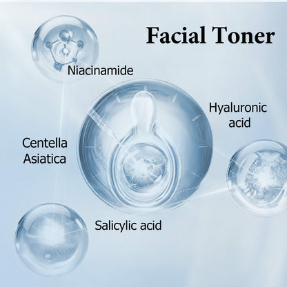 SKINCARE 5-STEP ROUTINE CLEANSER - TONER - SERUM -EYE CREAM - MOISTURIZER