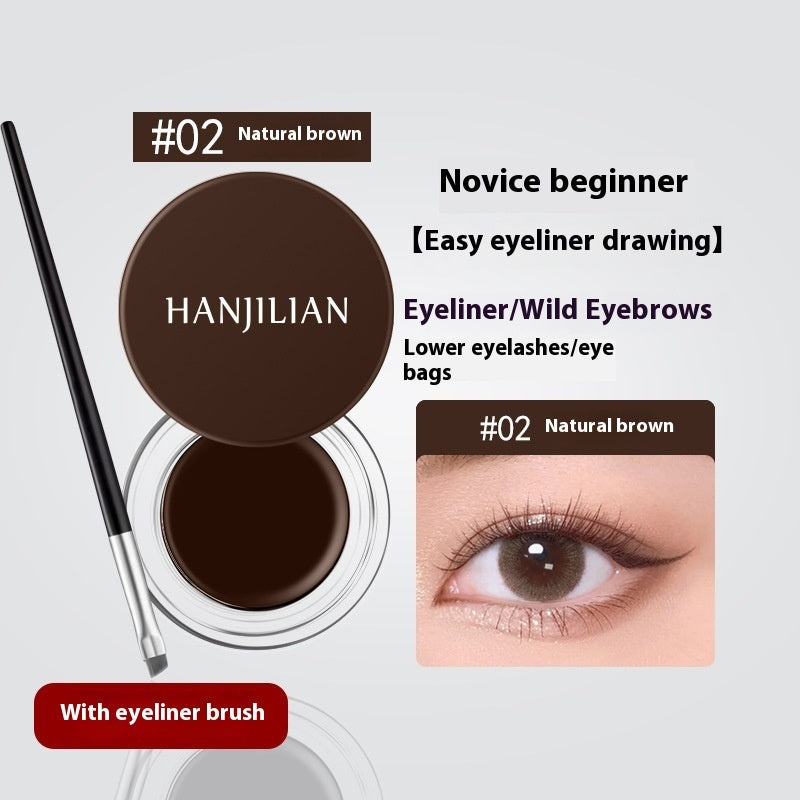 Make-up Creamy Eyeliner Long-lasting Smooth Waterproof Smear-proof Down To Crouching Silkworm Novice Students